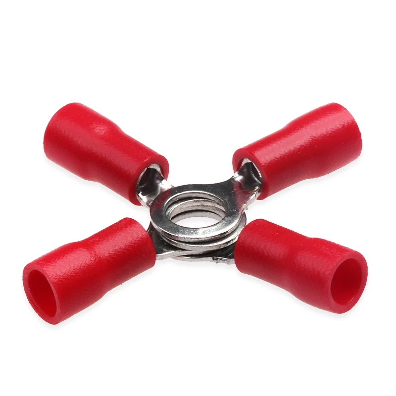 Wholesale Electrical Ring Terminals,Insulated Round Type Crimp Terminal Connector,22-18 AWG Cold-pressed