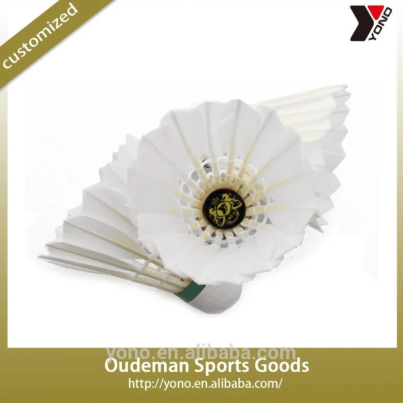 hot sale duck wide feather shuttlecock badminton training 2015