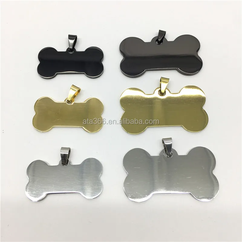 2023 Personalized Blank Dog tags Colorful Dog tags stainless steel Dog tag for Engraving both sides, in Bone, Heart and More
