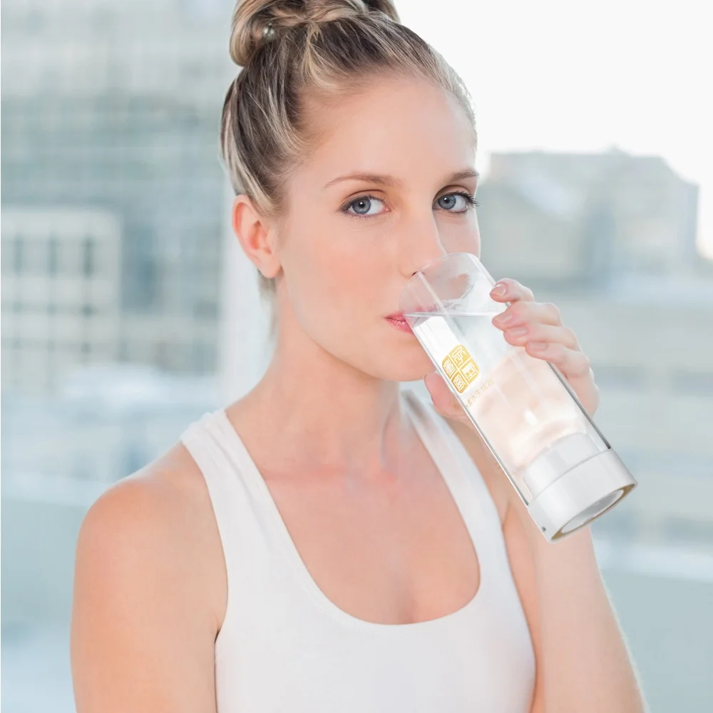 7.8hz Molecular resonance glass water bottle hydrogen water generator healthy beauty water for drinking wash spray face skincare