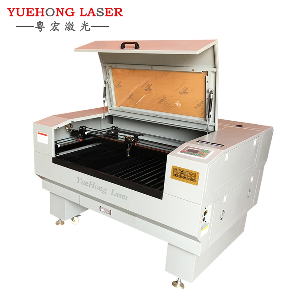 YUEHONG 80w 100w 130w For Acrylic /MDF/Wood/Leather Nonmetal material  Mini Co2 Laser Engraving Machine 9060