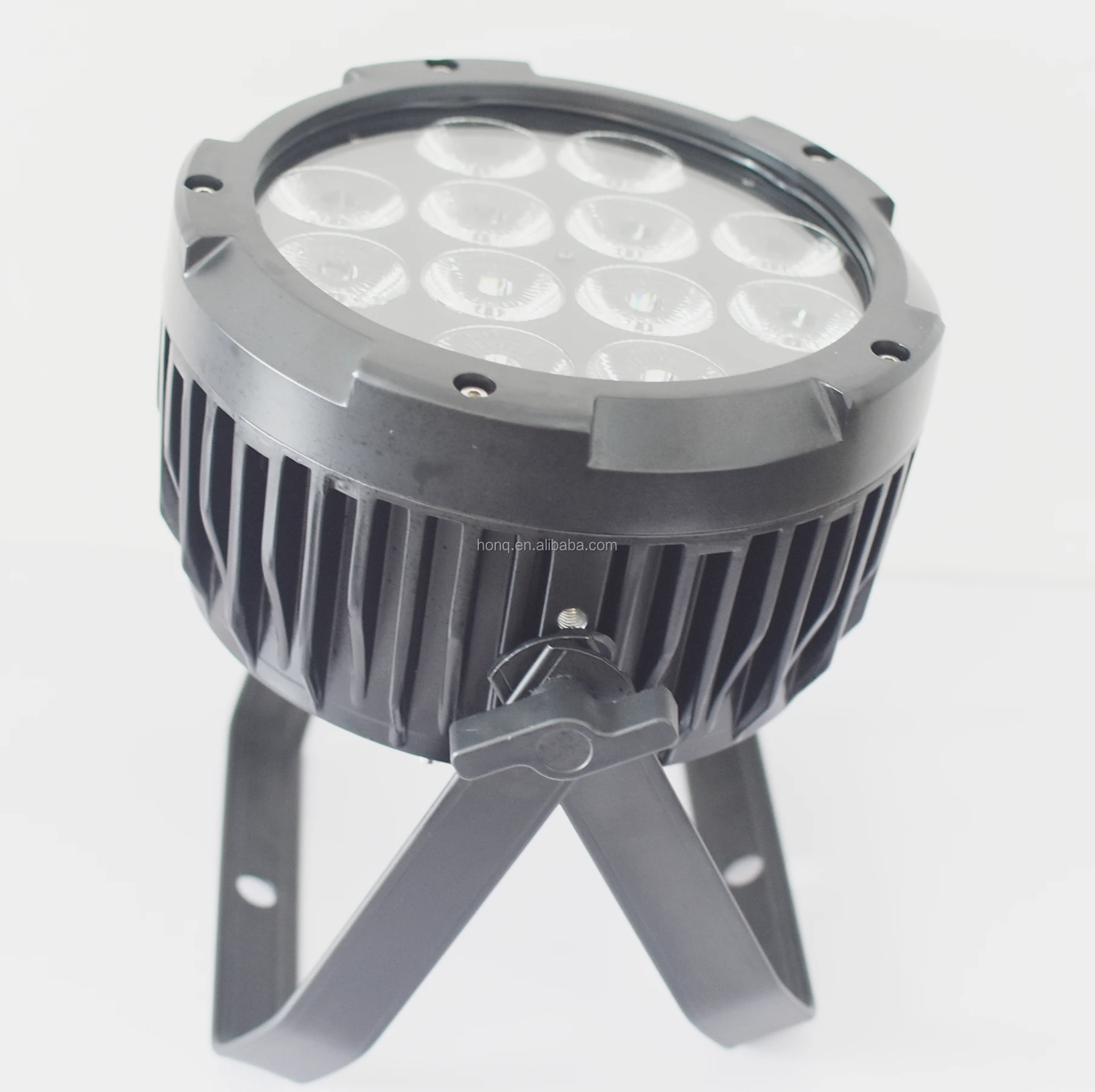Factory price Wireless dmx slim 12*18W RGBWAUV 6in1 9led Waterproof Battery Powered Led Par