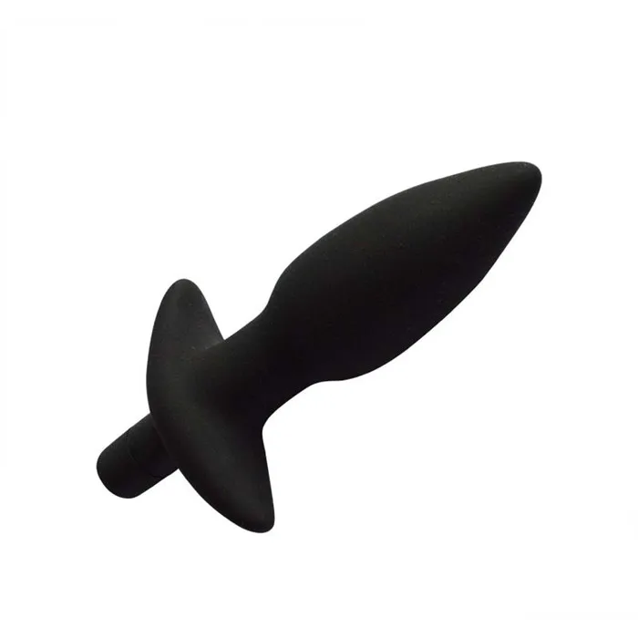 Silicone anal toy  electric prostate massager vibrating butt vibrator for adult  S  M L size