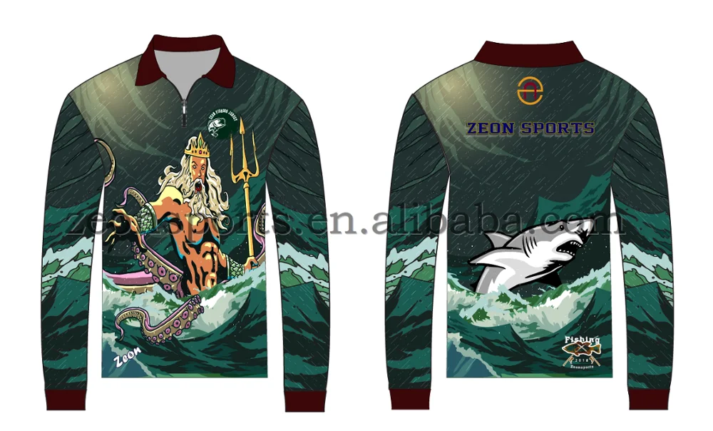 new arrival collared shirts Customized quick dry mes long sleeve fishing shirt uv protection kids fishing shirts