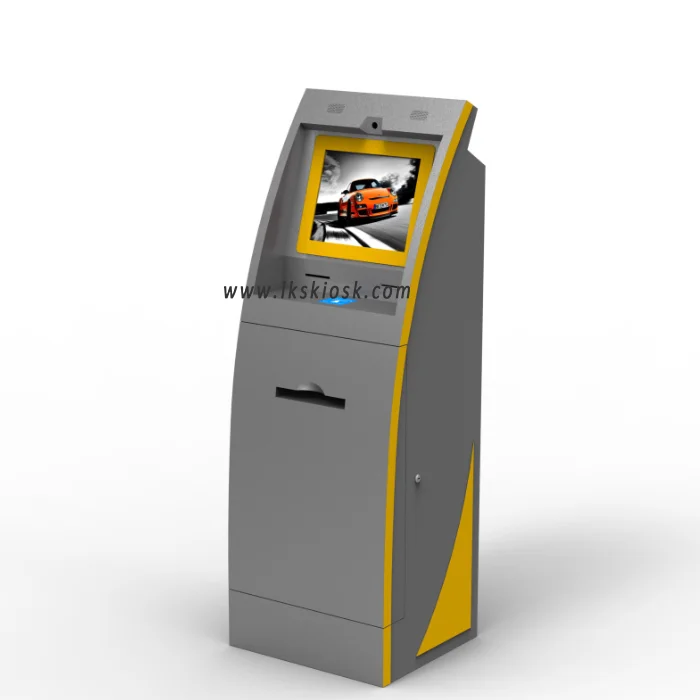 touch screen web kiosk with A4 printer