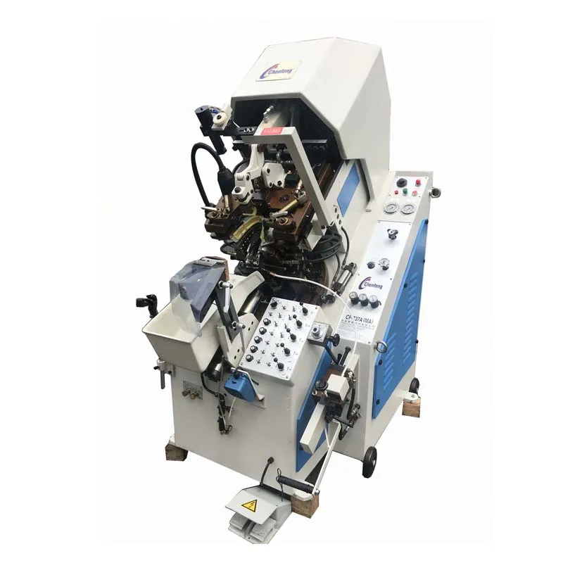 
9 pincer thermoplastic leather toe lasting Chenfeng shoe making machine CF-737MA 