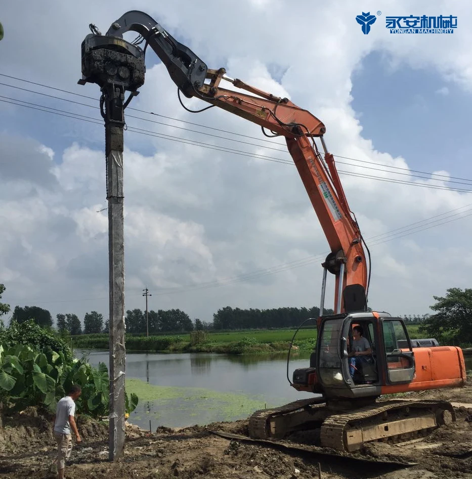 Concrete pile driver/hydraulic vibro hammer/hydraulic pile hammer for excavator V300