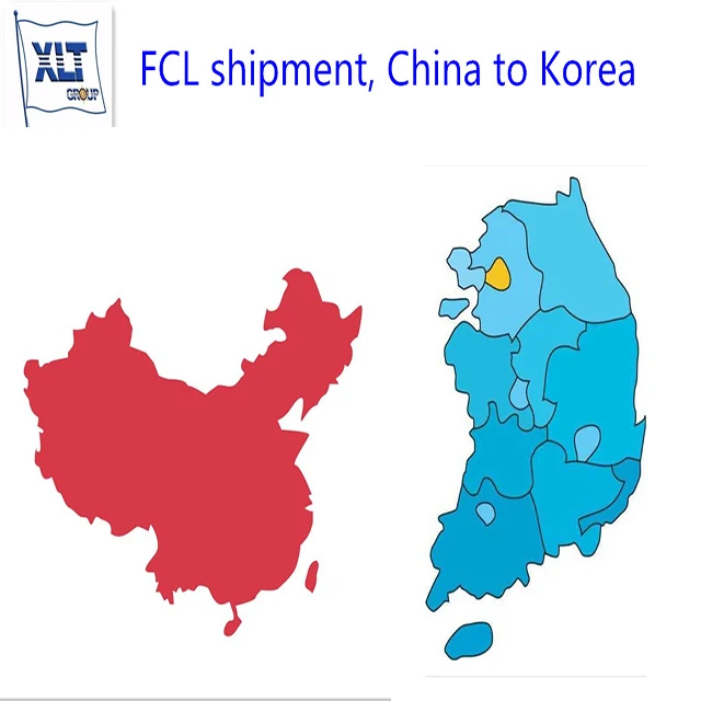 cheaper FCL sea freight from china to south korea shipping agent
