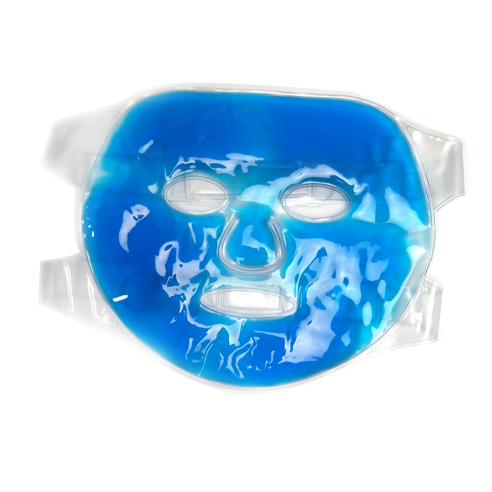 new medical product microwave hot and cold cooling facial gel mask for personal care