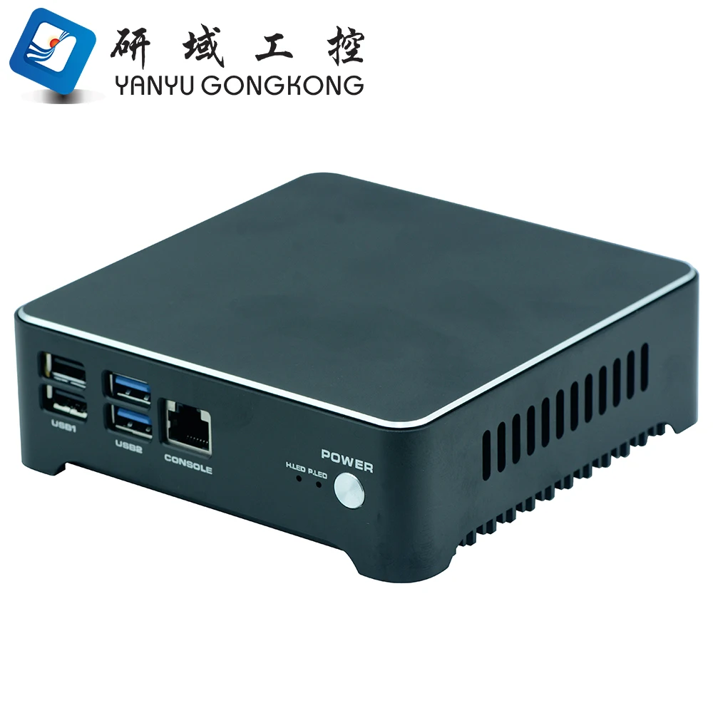 N3925BZ i3 i5 2 LAN Port Fanless Nano Computer Desktop Mini PC 12V