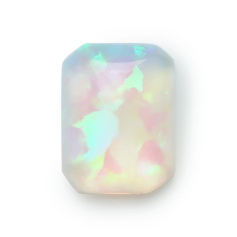 Rectangle  Opal Gemstone Synthetic Opal Stone