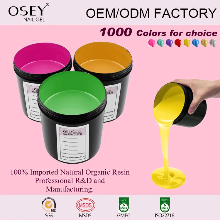 
OSEY Perfect Supplier High Quality soak off painless hard jelly gel uv builder gel 