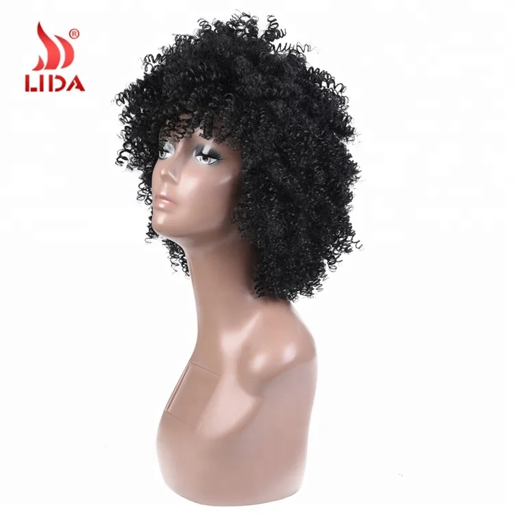Lida Long Nature Wave Synthetic curls braids Wigs #2/33 Black braiding bouncy curly Hair 6572 wig