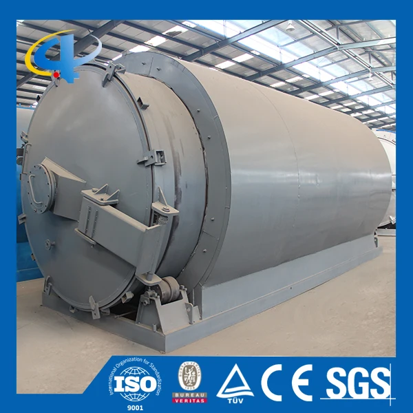 High Oil Yield Tire Pyrolysis Plant with New Design
