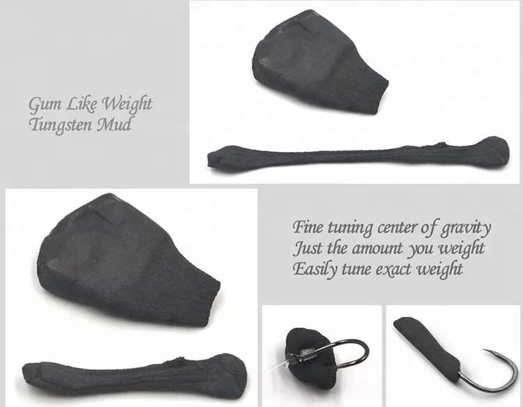 2018 Вольфрамовая мягкая шпатлевка высокой плотности для ловли карпа