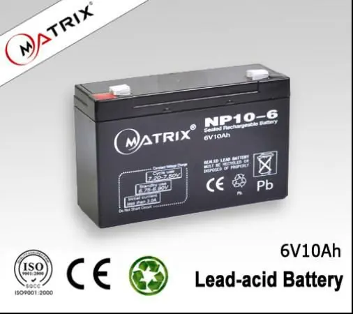 6v 10ah 20hr rechargeable battery for rechargeable fan