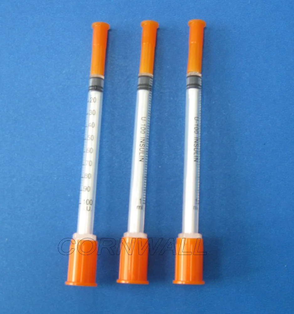 
Cornwall best price Disposable 1ml insulin syringe U100 U40 