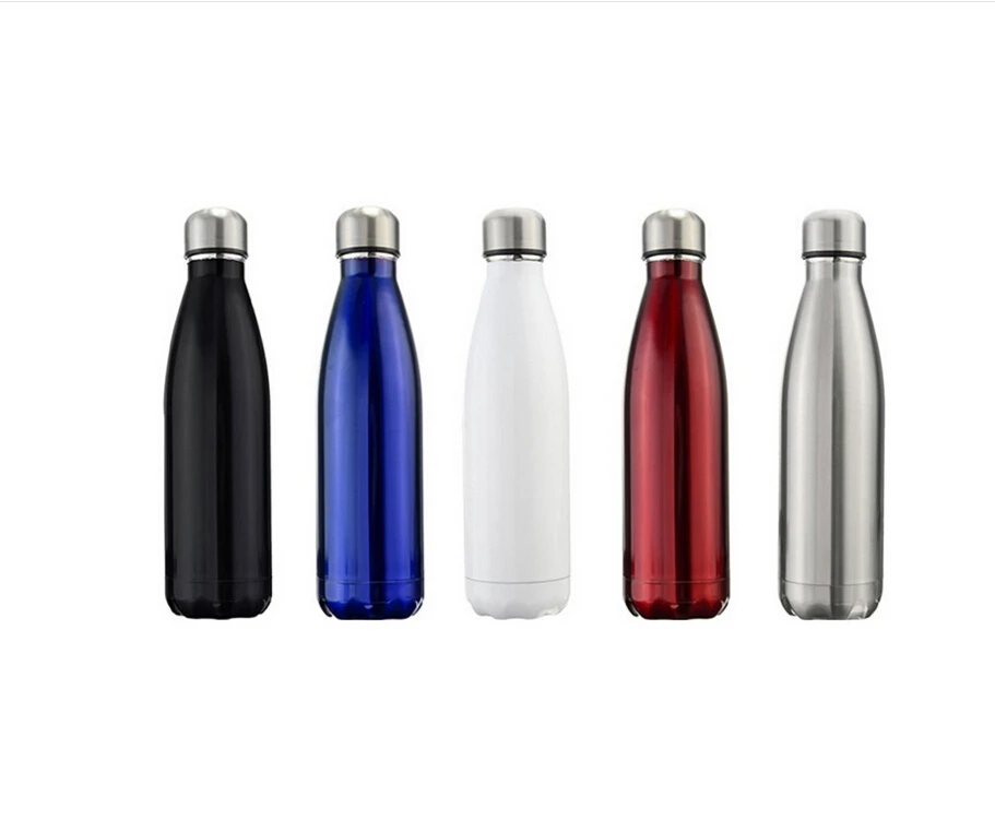 Double Wall Insulated Vacuum Cola Shaped 304 Stainless Steel Bottle For Adults