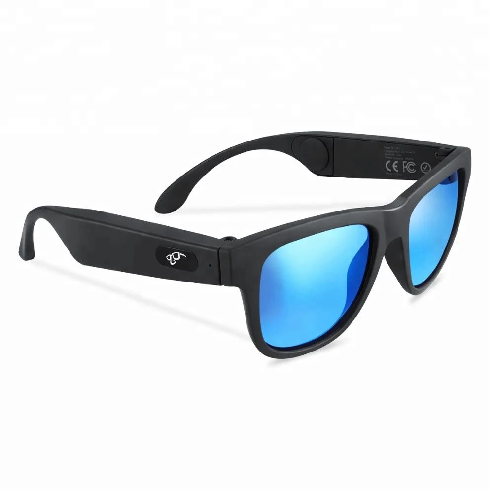 
Dropshipping Factory Direct Sale Blue Light Blocking Healthy Lens Technology Bone Conduction Intelligent Smart Audio Sunglasses 