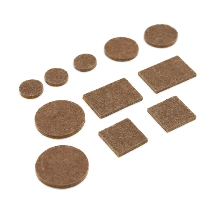 Custom size Self Adhesive felt table leg furniture pads