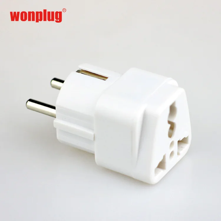 USA UK AUS EU to Germany Korea Travel Adapter AC Power Plug Universal to Germany Plug Adapter