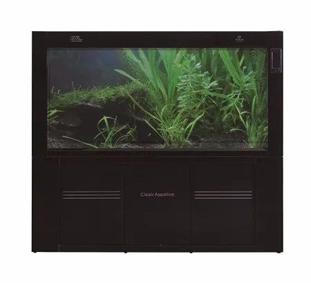Cleair Aquatics high-quality glass fish tank aquarium with LED lighting