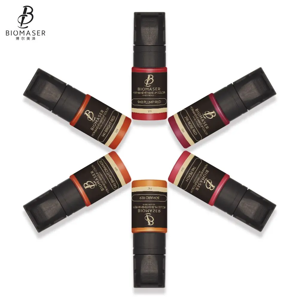 Biomaser New Package Semi Permanent Makeup Pigment Eyebrow Tattoo Ink