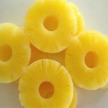 
Canned pineapple slice in tin 