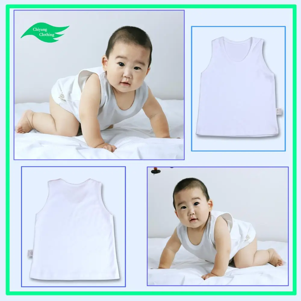 
Best selling good price good quality baby kids 100% cotton vest 