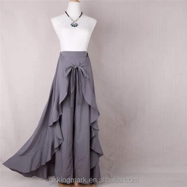 Fashion Hot Sale Latest long skirt design Women Maxi Skirt