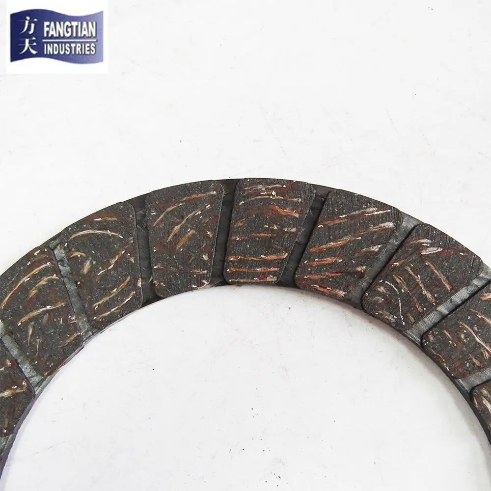 
Medium size clutch facing materials truck parts clutch facing with composite fiber 