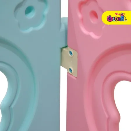 Colorful baby play yard indoor kids play area safety plastic game fence