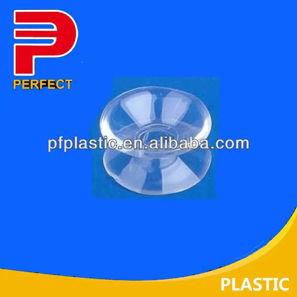 Clear double-sided suction cup transparent suction cup with screw or hook are Ok compression molding