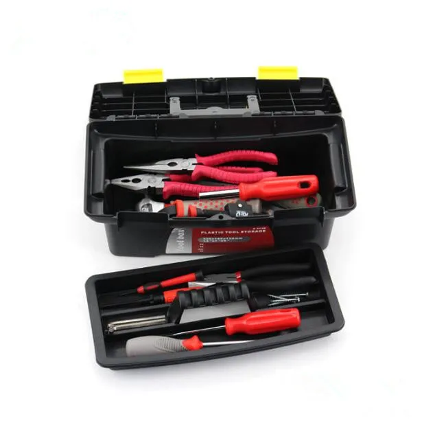 Hand Tool Box Caseshoesehold Set Eco-friendly General Tool Box Locks Tooshoesckage Mechanic Trolshoesco-friendly Small Plastic