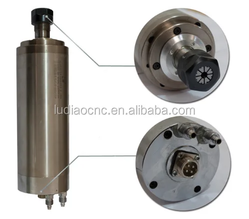 High speed CNC spindle 2.2 KW with water cooling CNC milling engraving router spindle for sale