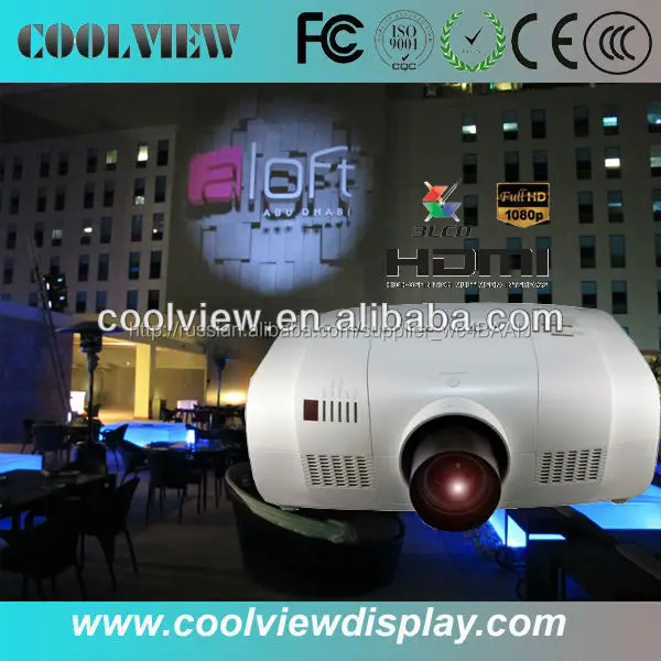  высокая яркость 10000 люменов Full HD 1080p открытый проектор гобо