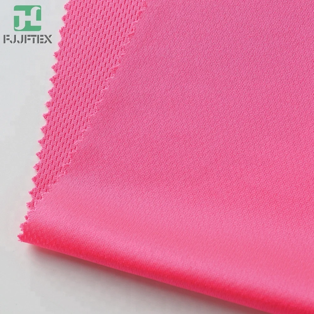 Jingfeng Oeko-Tex Standard textile dri fit  polyester bird eye  mesh waffle fabric