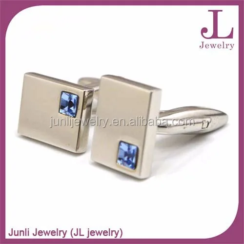 Синий камень классические мужские запонки рубашки запонки прямоугольник синие камни запонки