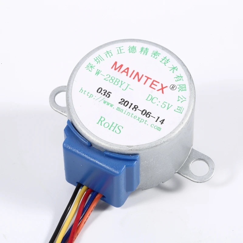 24BYJ28 with Spur Gear step Motor for Telescopic Equator,12v dc geared reducer stepper motor,PM gear reduction stepping motors