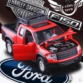 New Ford F150 Raptor 1 32 Pickup truck Simulation alloy car toy Flashing Pull Back Baby