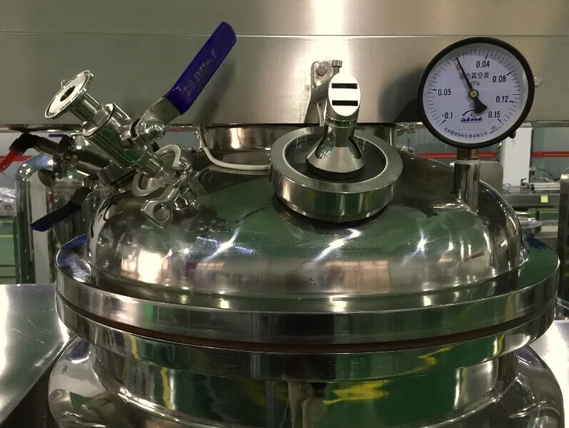 20-500 liters GMP standard vacuum emulsifier mixer homogenizer cosmetics mixer