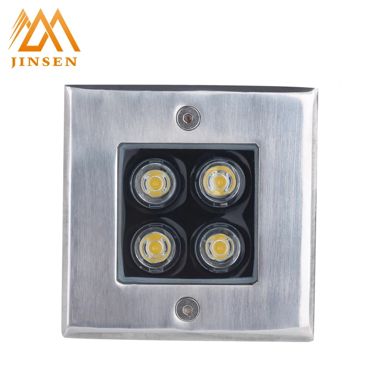 
Good quality stainless steel cover outdoor light square led underground light 4w 