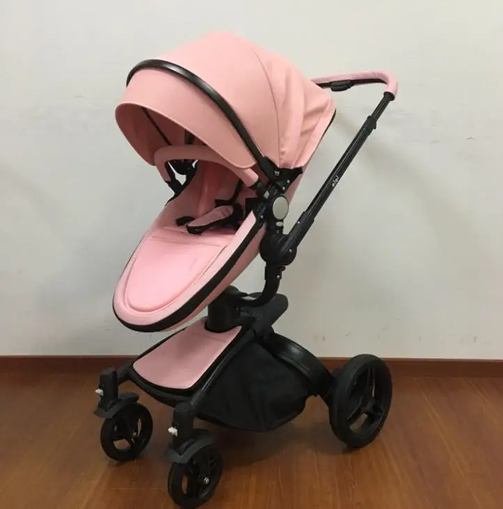 High Quality Lightweight Portable Folding Baby Stroller with High Landscape Features Can Sit and Lie Down for Newborns