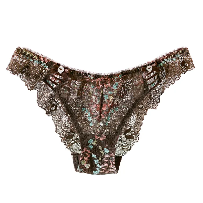 Beautiful Hot Sexy Young Girl Thong lace panties women underwear transparent lace panty