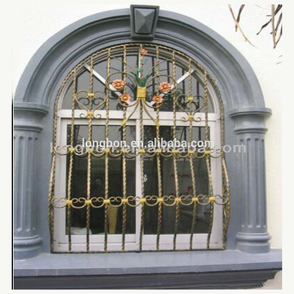 wrought iron window grill