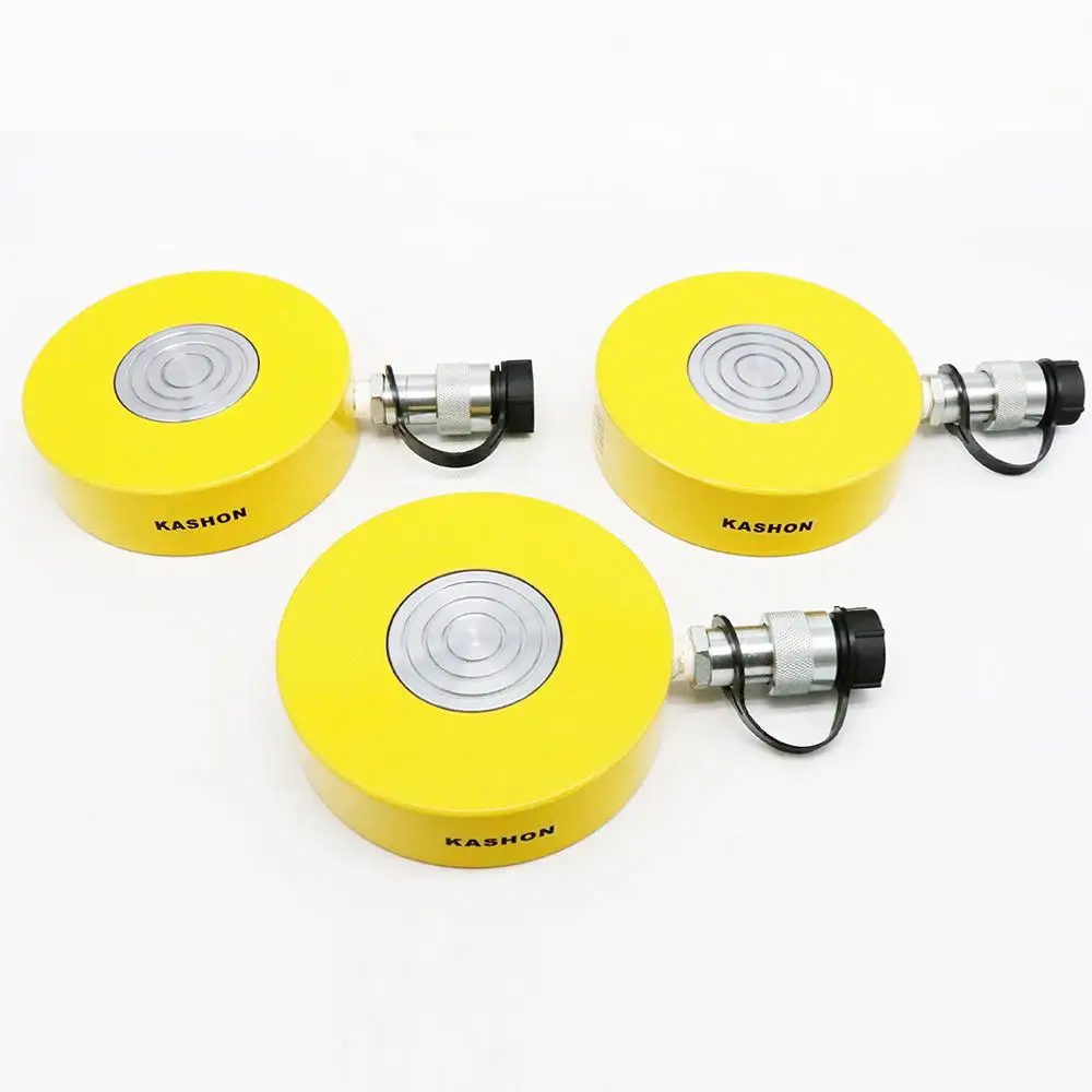 single acting very low height pancake cylinder jack