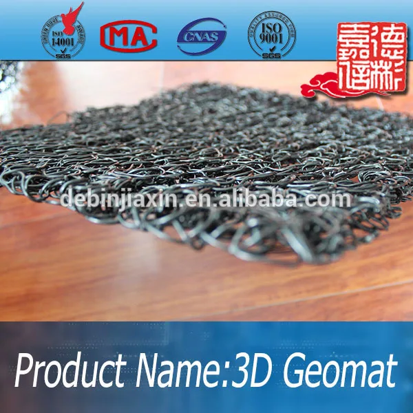 Geo mat 3d waterproofing control geomat in a slope