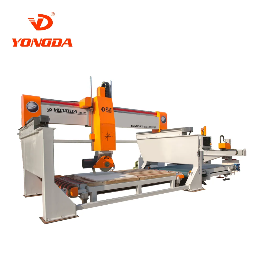 
YD3020B Yongda 5 Axis Bridge Cutting Machine marble granite bridge saw cnc 3D stone bridge saw engraving machine for sale 