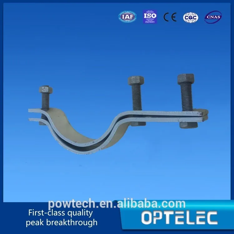 Горячего погружения стали крепления зажим для кабеля / ADSS / OPGW кабельные аксессуары