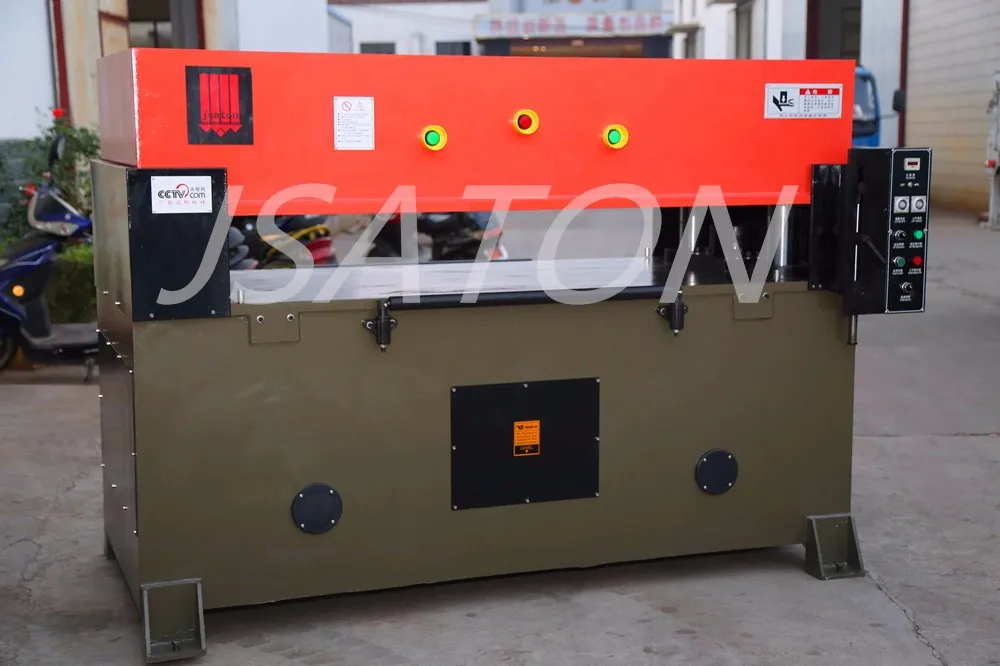 
4-column plane die cutting press machine for leather 